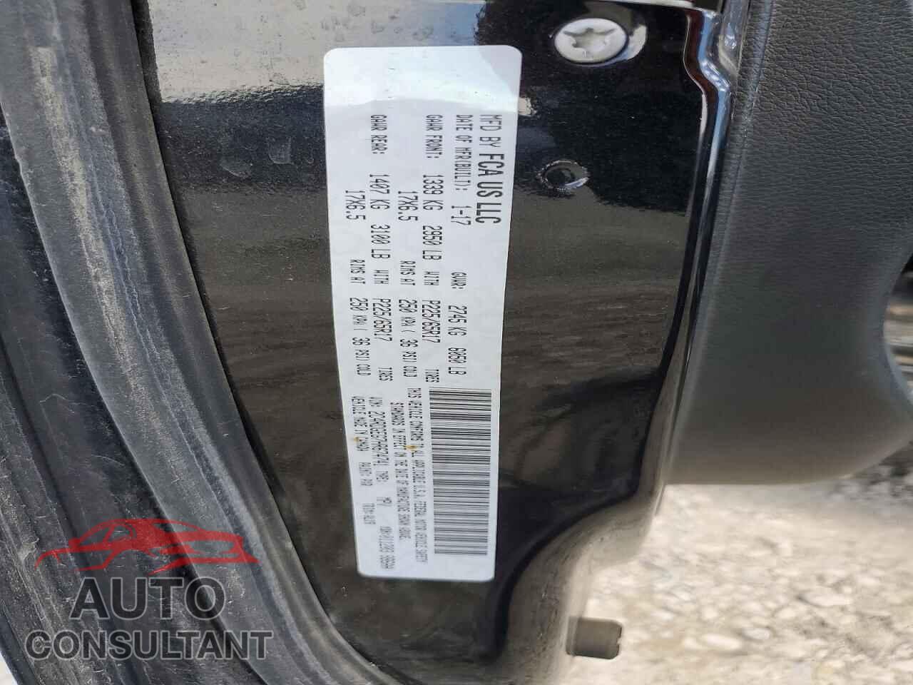 DODGE CARAVAN 2017 - 2C4RDGEG7HR674741