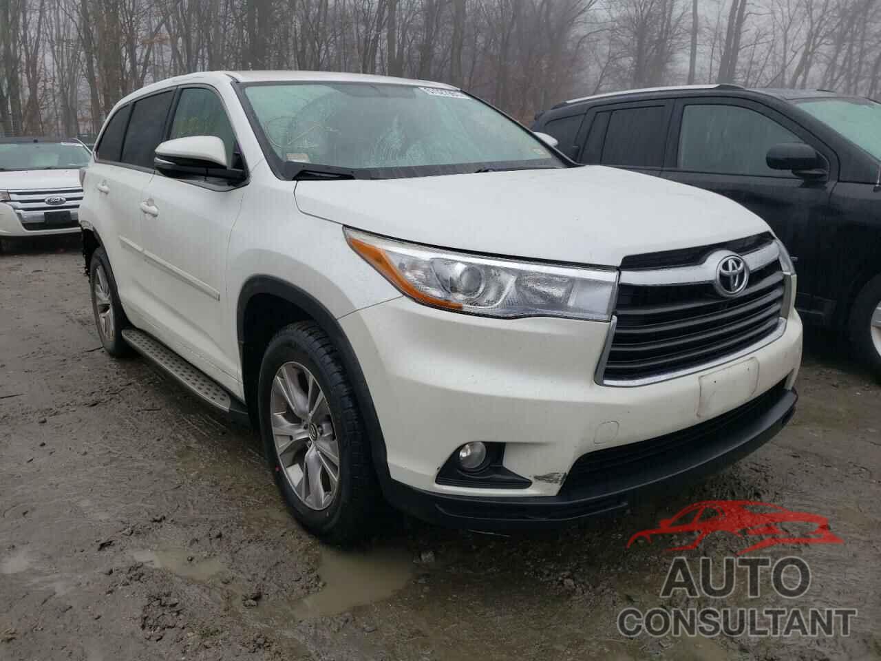 TOYOTA HIGHLANDER 2016 - 5TDZKRFH0GS174502