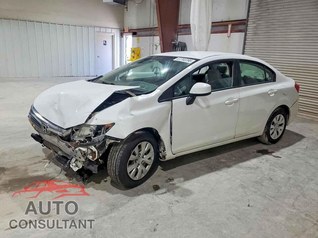 HONDA CIVIC 2012 - 19XFB2F50CE384554