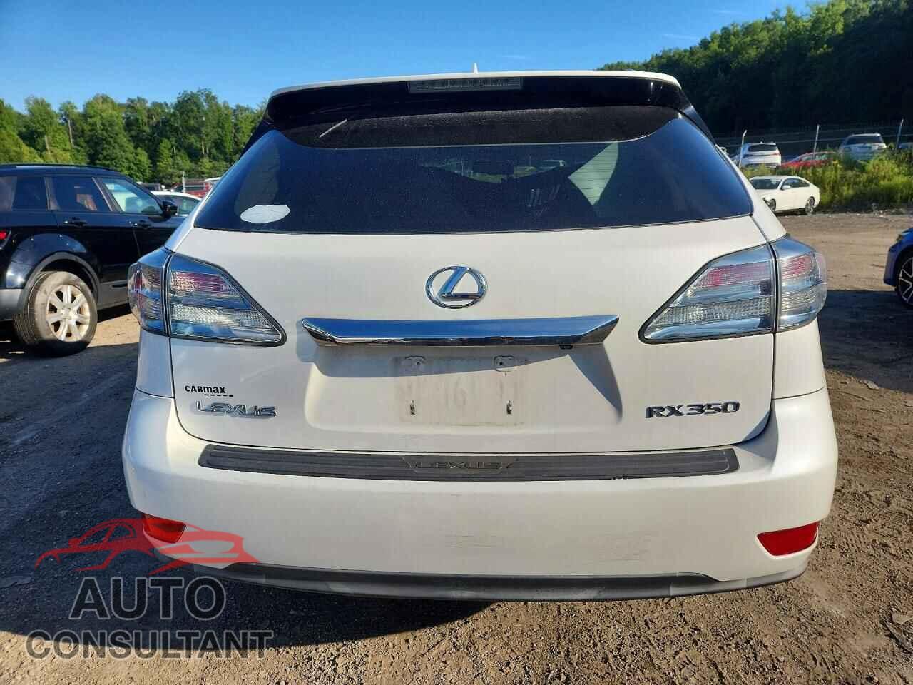 LEXUS RX350 2010 - 2T2BK1BA3AC027601