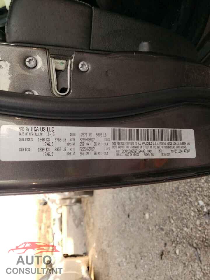 DODGE JOURNEY 2016 - 3C4PDCAB5GT164443