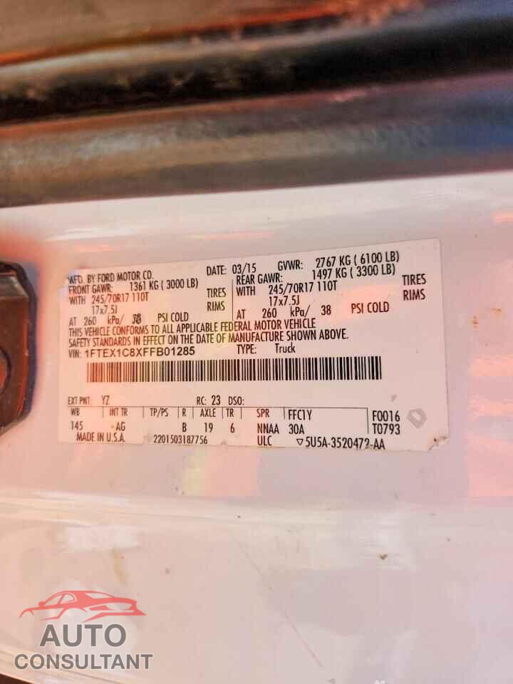 FORD F150 2015 - 1FTEX1C8XFFB01285