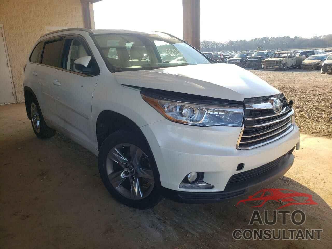 TOYOTA HIGHLANDER 2016 - 5TDDKRFH9GS247666