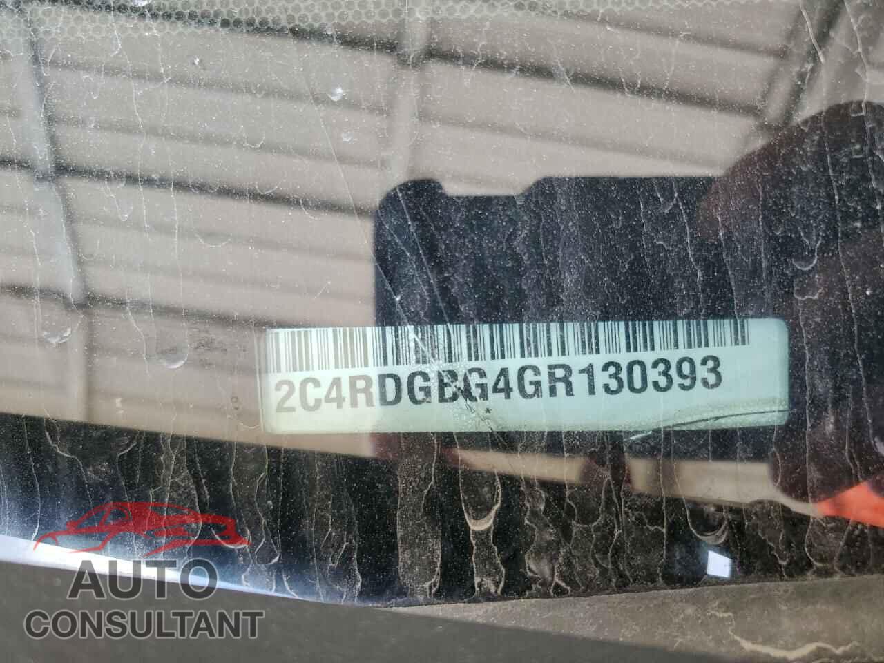 DODGE CARAVAN 2016 - 2C4RDGBG4GR130393