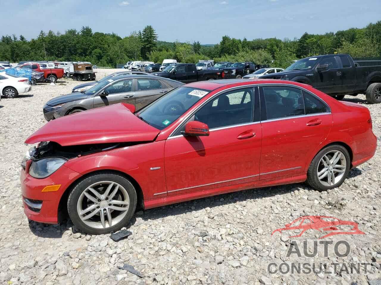 MERCEDES-BENZ C-CLASS 2012 - WDDGF4HB6CR232117