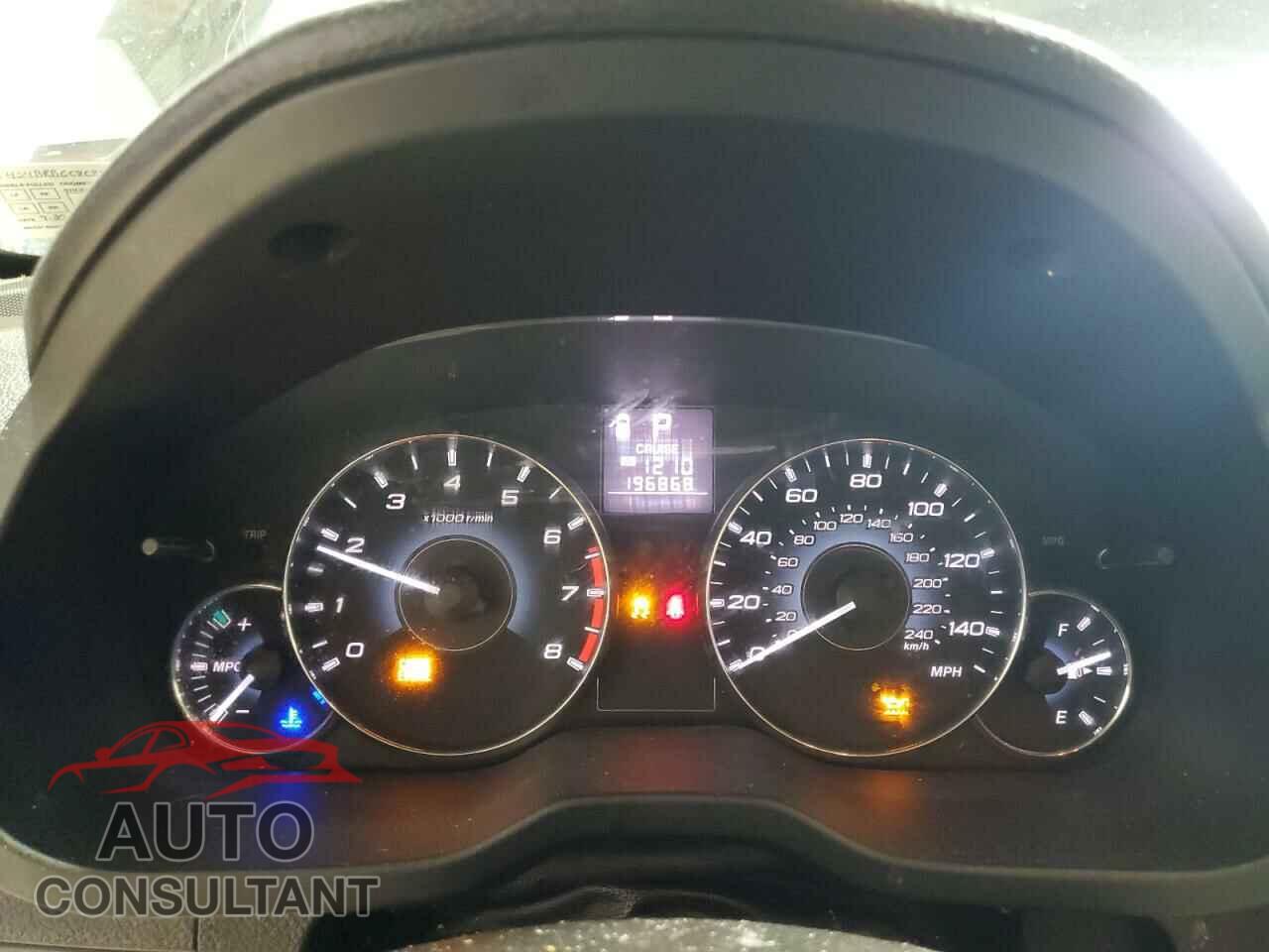 SUBARU OUTBACK 2012 - 4S4BRBGC8C3237652