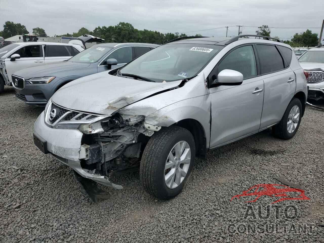 NISSAN MURANO 2011 - JN8AZ1MW9BW161868