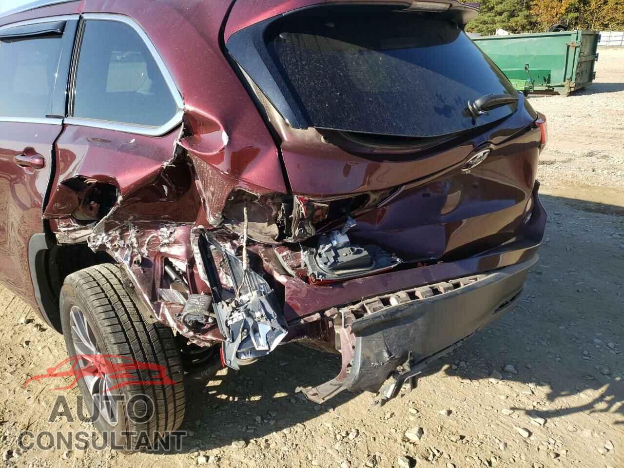 TOYOTA HIGHLANDER 2017 - 5TDKZRFHXHS200425