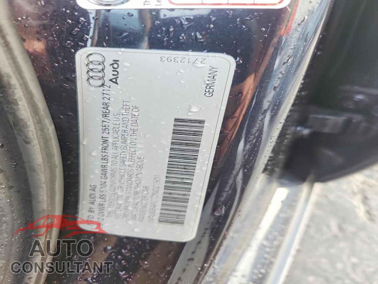 AUDI A6 2013 - WAUGFAFC1DN021501