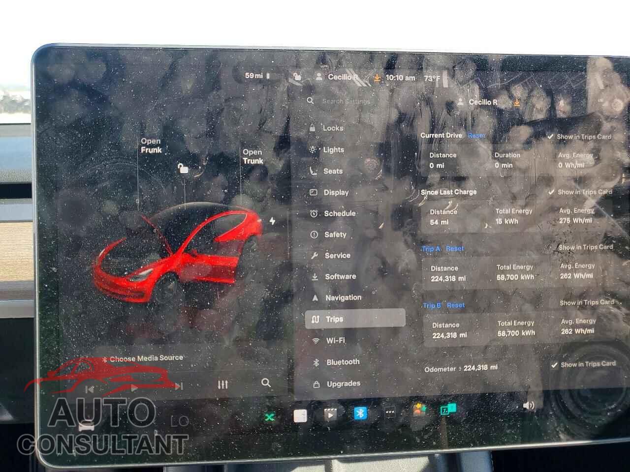 TESLA MODEL 3 2022 - 5YJ3E1EB3NF258696