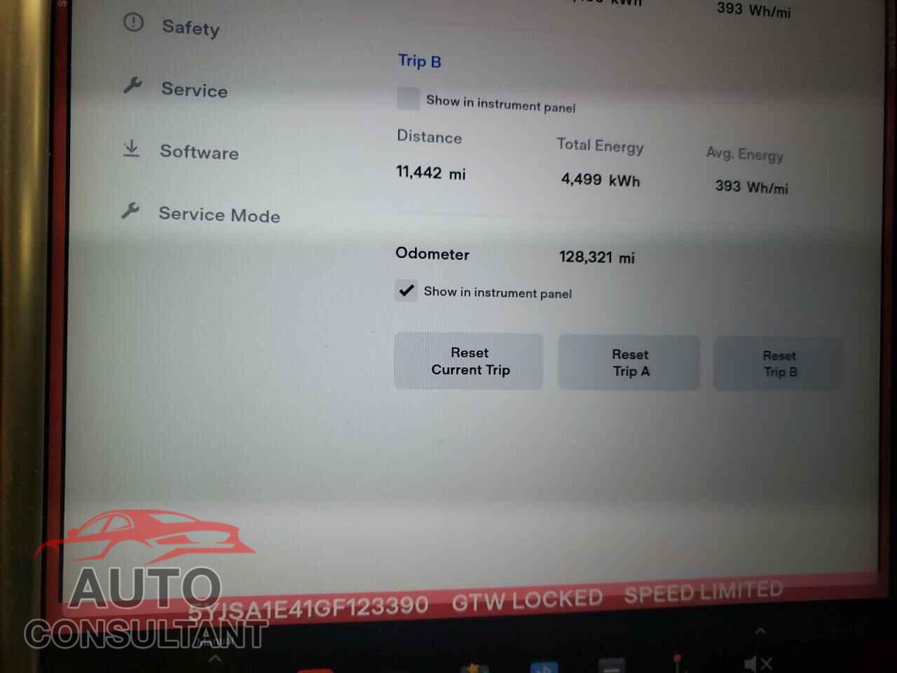 TESLA MODEL S 2016 - 5YJSA1E41GF123390