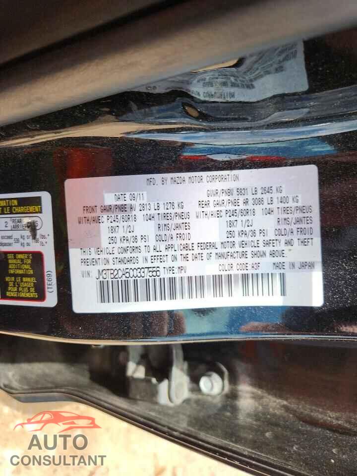 MAZDA CX-9 2012 - JM3TB2CA5C0337556