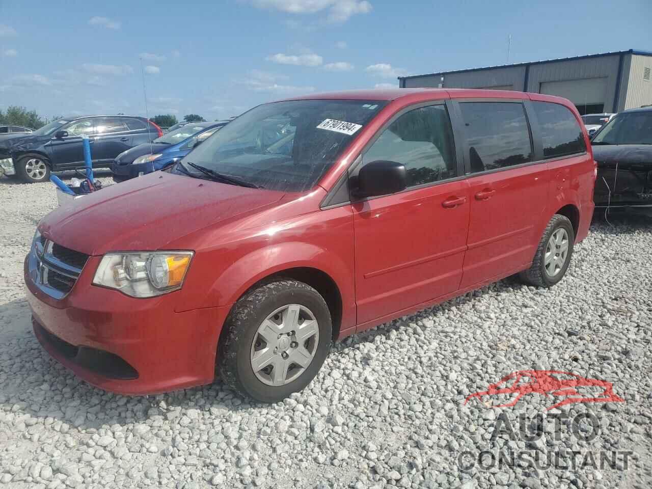 DODGE CARAVAN 2012 - 2C4RDGBG5CR402847