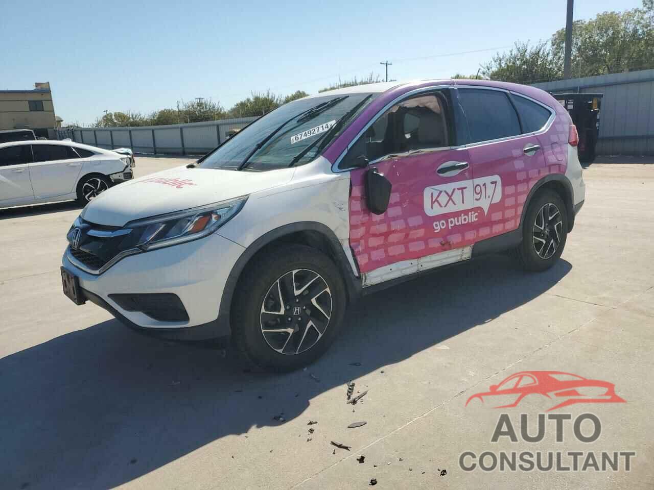 HONDA CRV 2016 - 5J6RM4H49GL100434