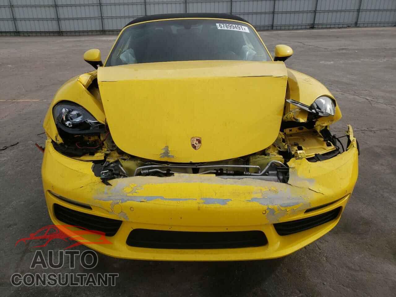 PORSCHE BOXSTER 2017 - WP0CA2A84HS220834