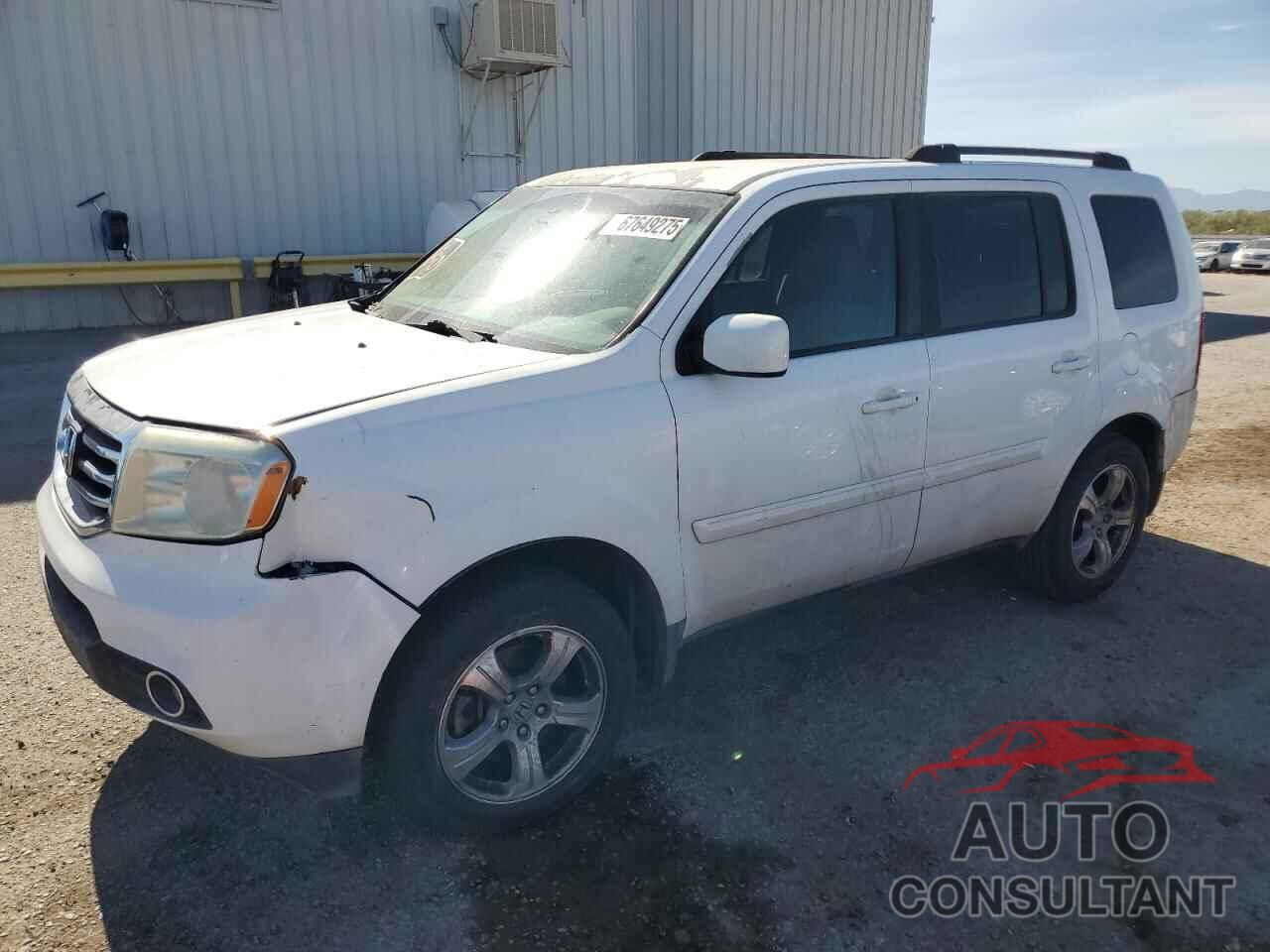 HONDA PILOT 2013 - 5FNYF3H42DB026004