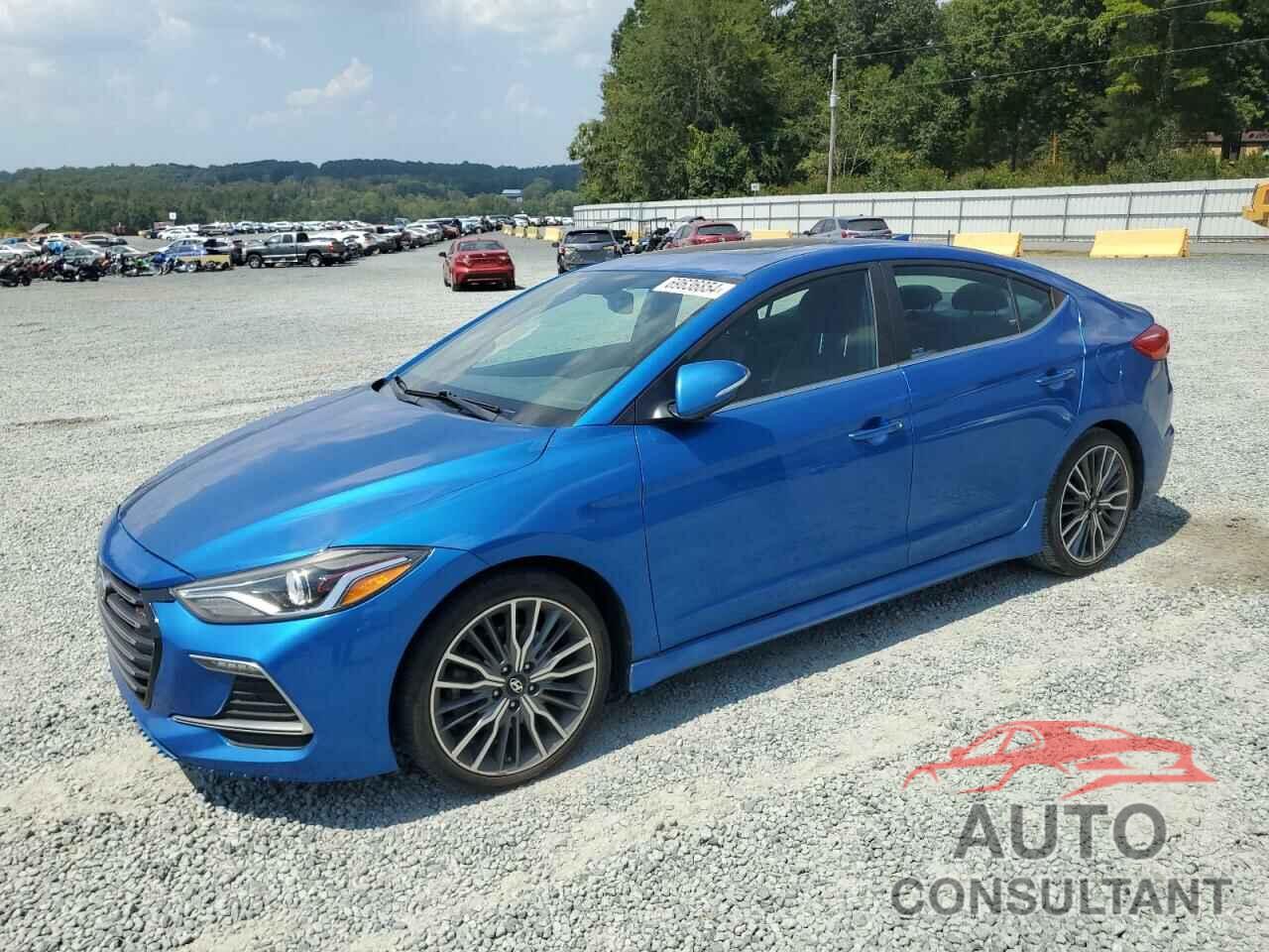 HYUNDAI ELANTRA 2018 - KMHD04LB0JU483498