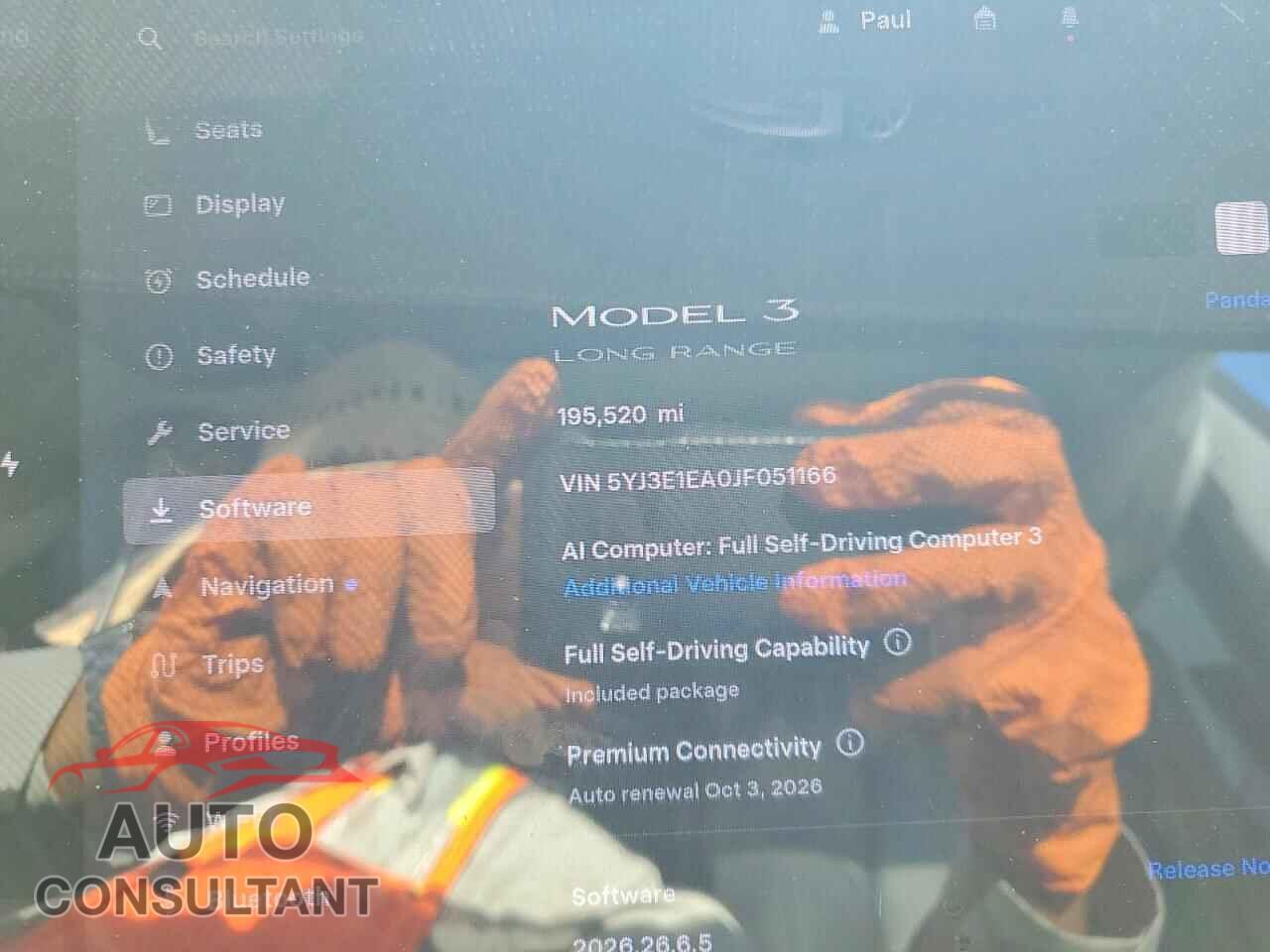 TESLA MODEL 3 2018 - 5YJ3E1EA0JF051166
