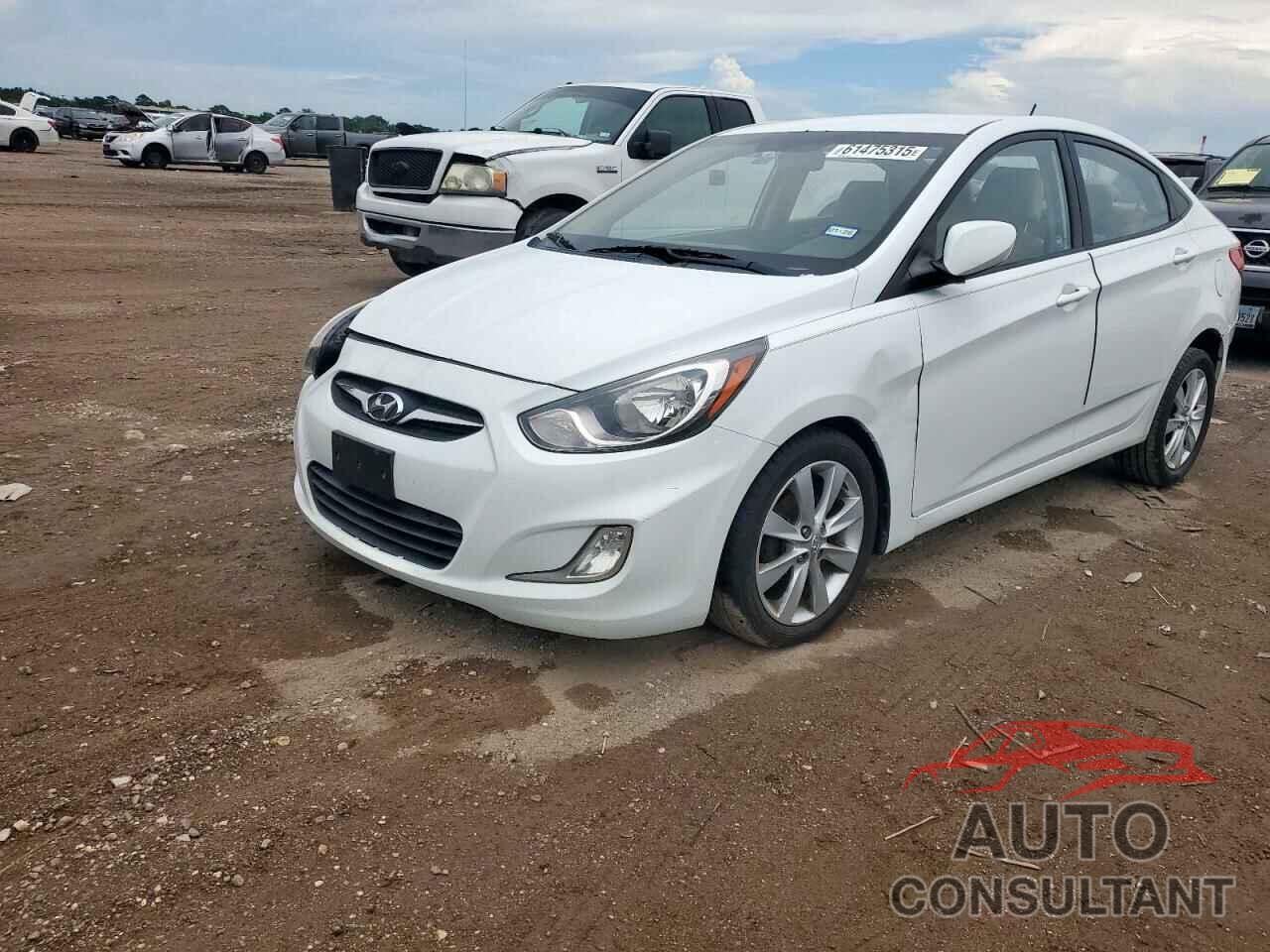 HYUNDAI ACCENT 2012 - KMHCU4AEXCU069242