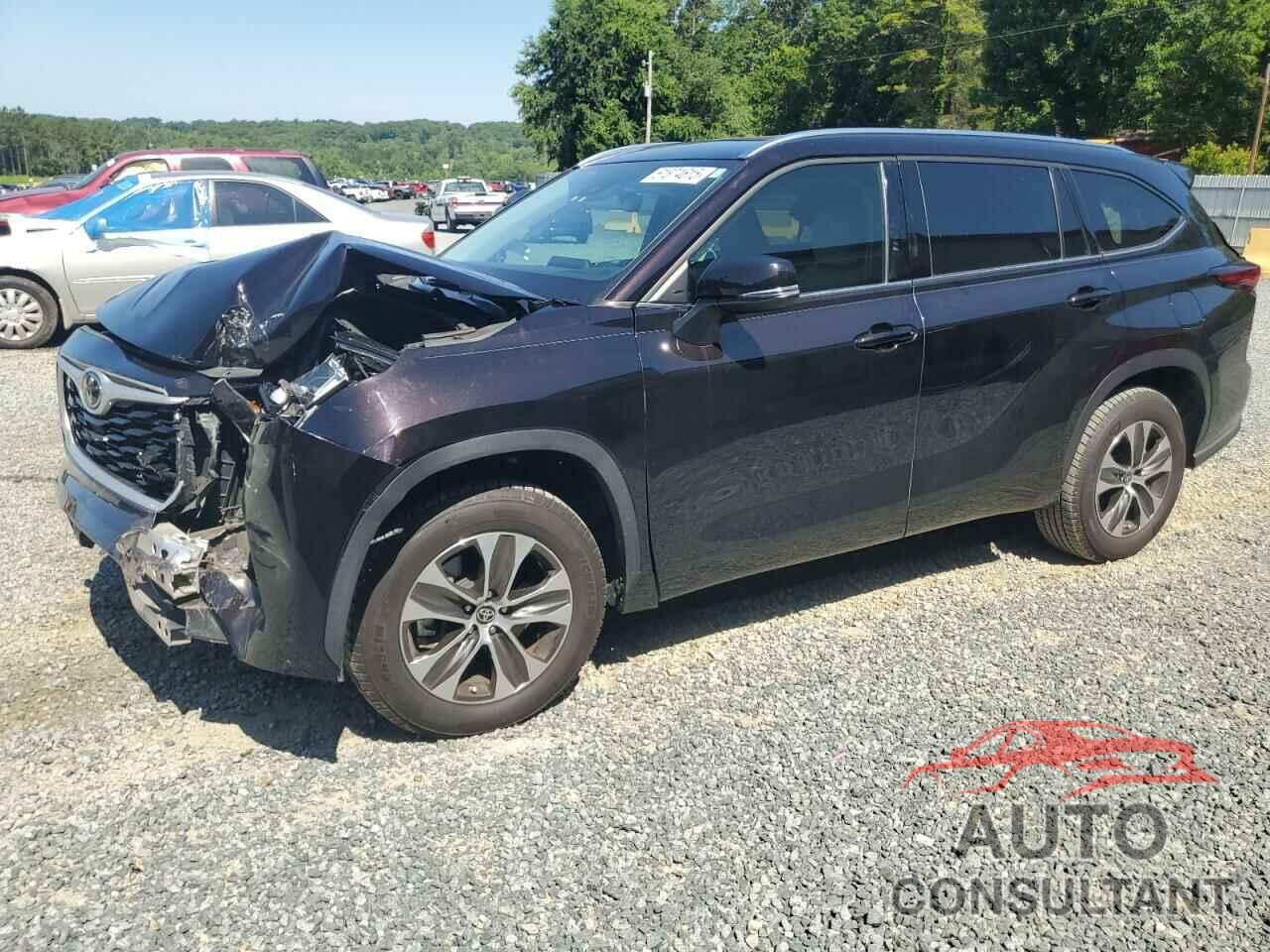 TOYOTA HIGHLANDER 2021 - 5TDGZRAH4MS080595