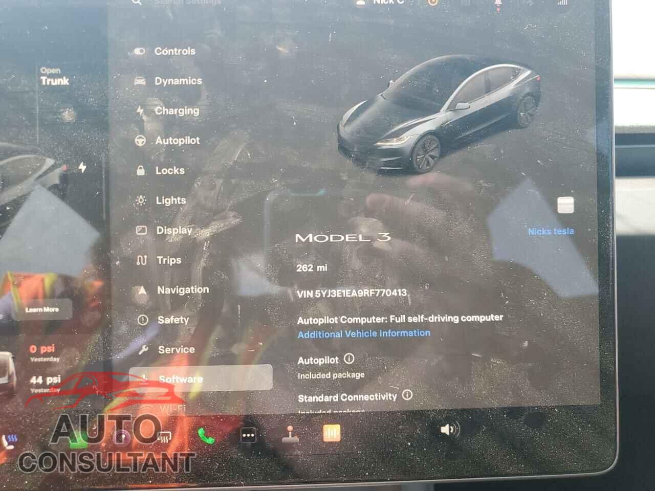 TESLA MODEL 3 2024 - 5YJ3E1EA9RF770413