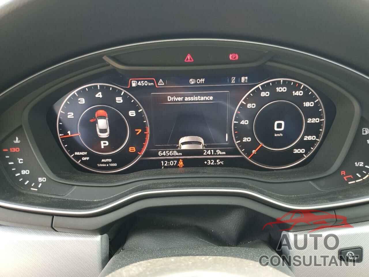 AUDI A5 2018 - WAUCNCF58JA071054