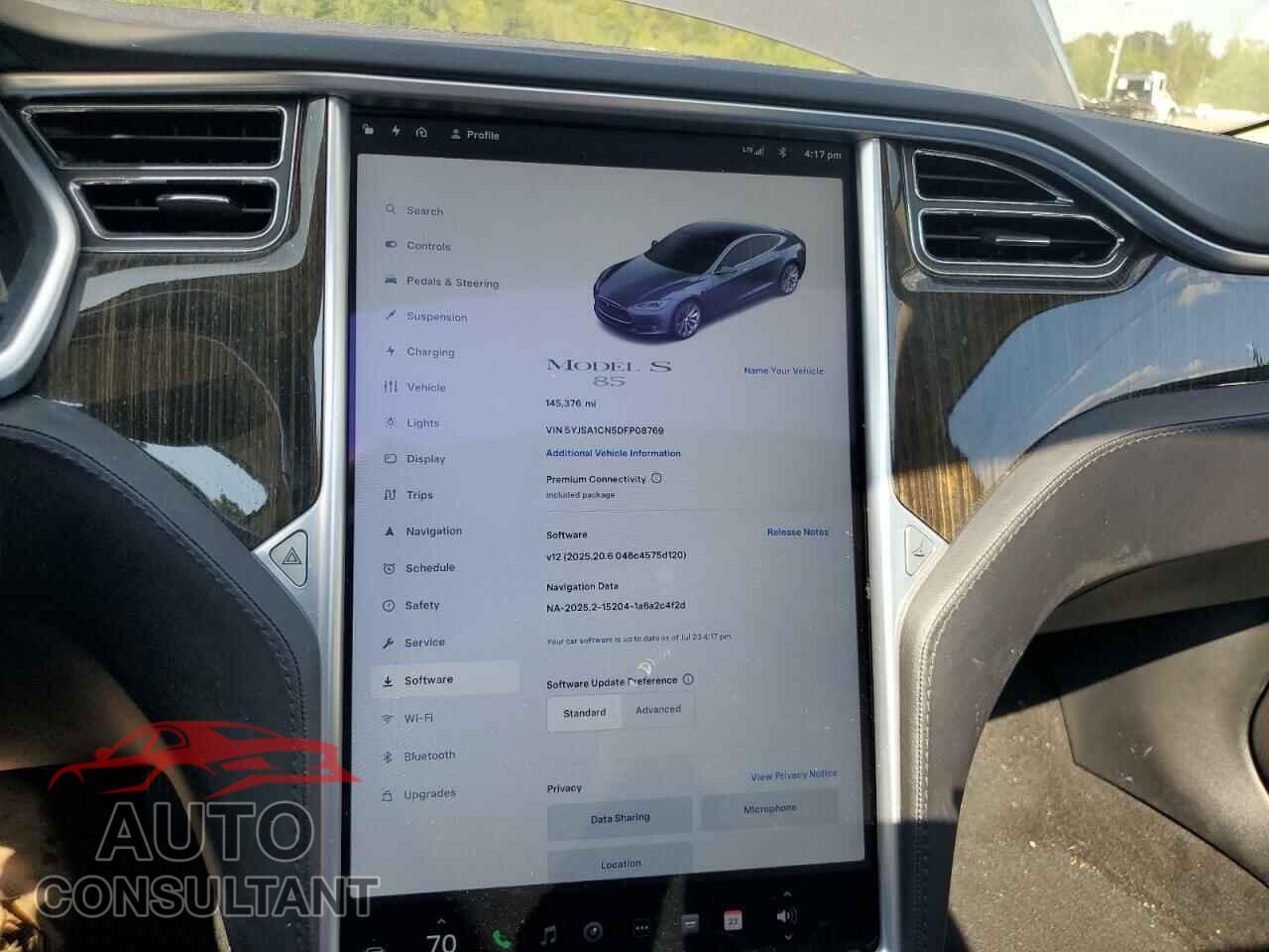 TESLA MODEL S 2013 - 5YJSA1CN5DFP08769
