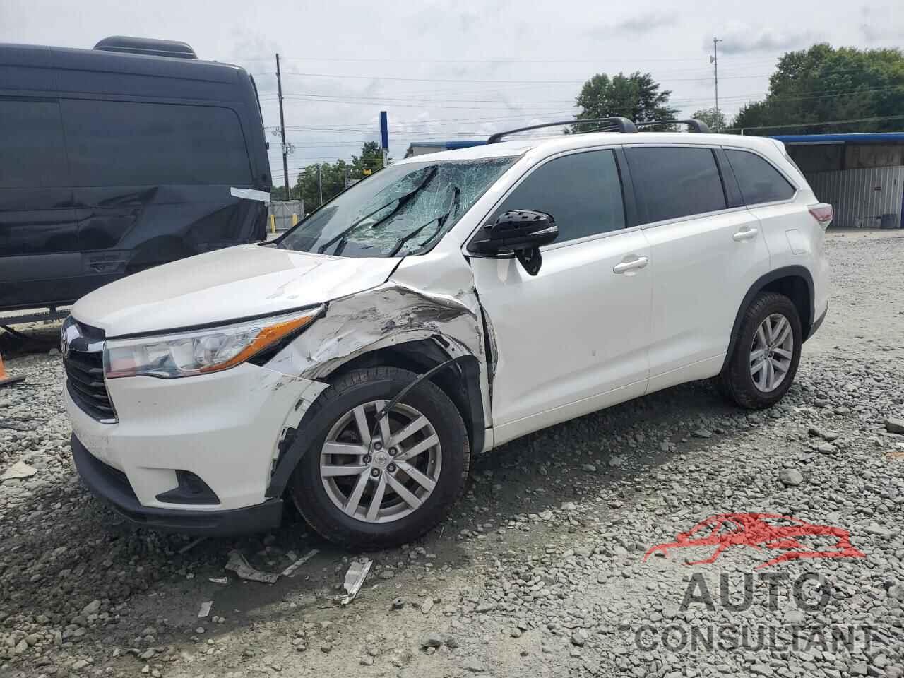TOYOTA HIGHLANDER 2015 - 5TDZARFH9FS011123