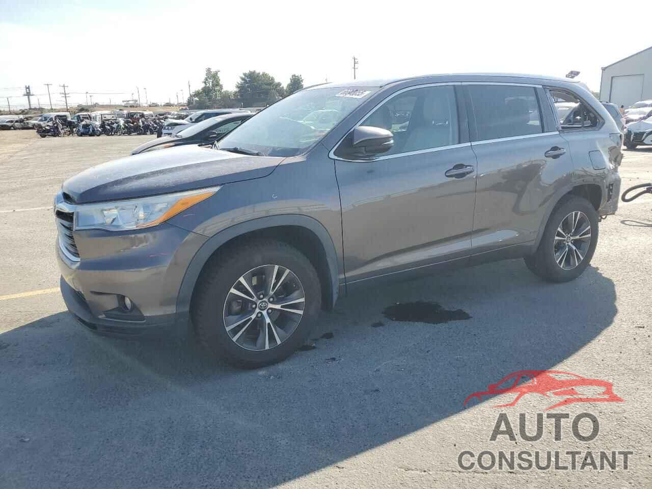 TOYOTA HIGHLANDER 2016 - 5TDJKRFHXGS352719
