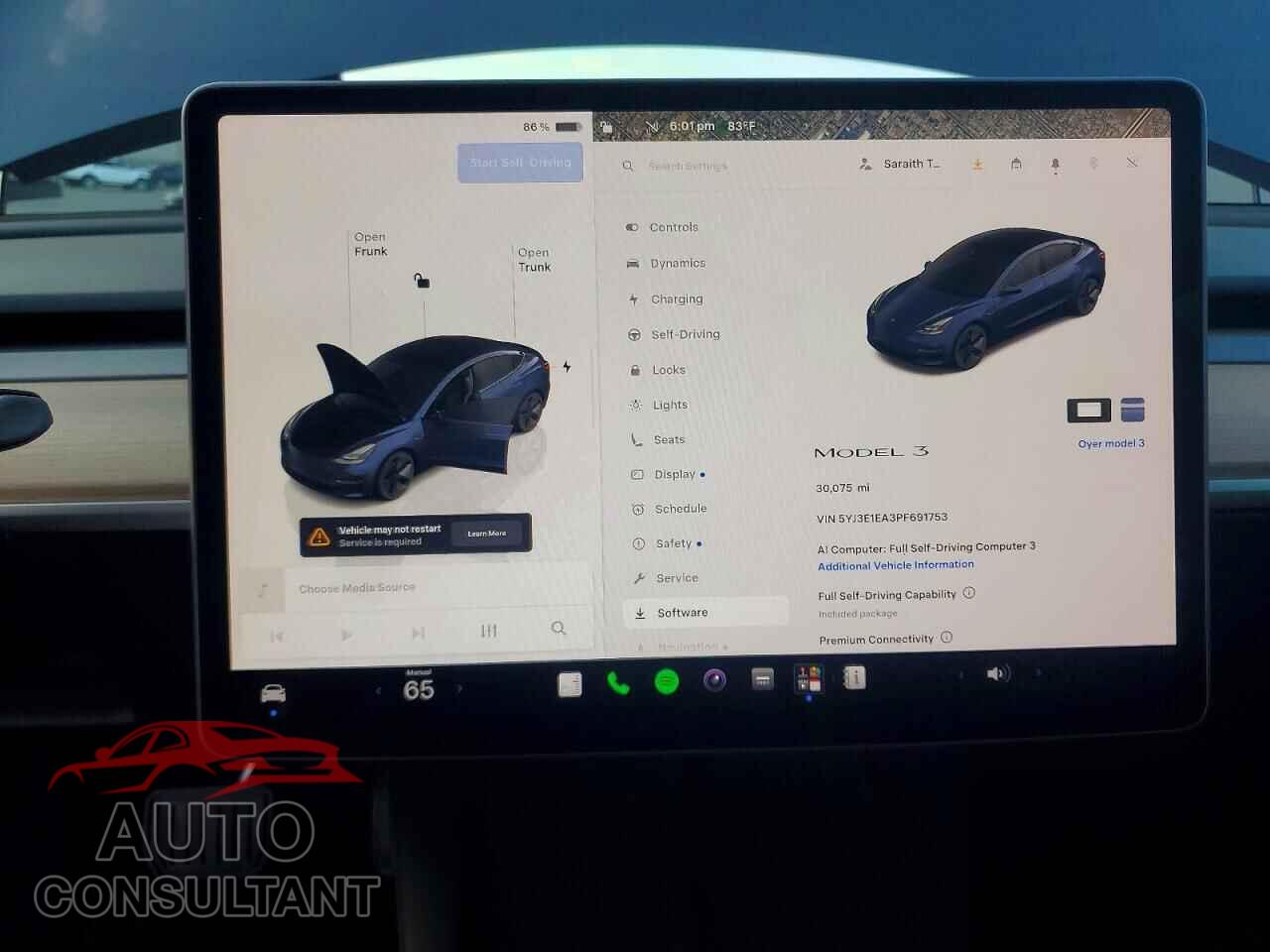 TESLA MODEL 3 2023 - 5YJ3E1EA3PF691753