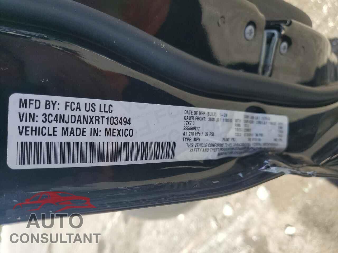 JEEP COMPASS 2024 - 3C4NJDANXRT103494