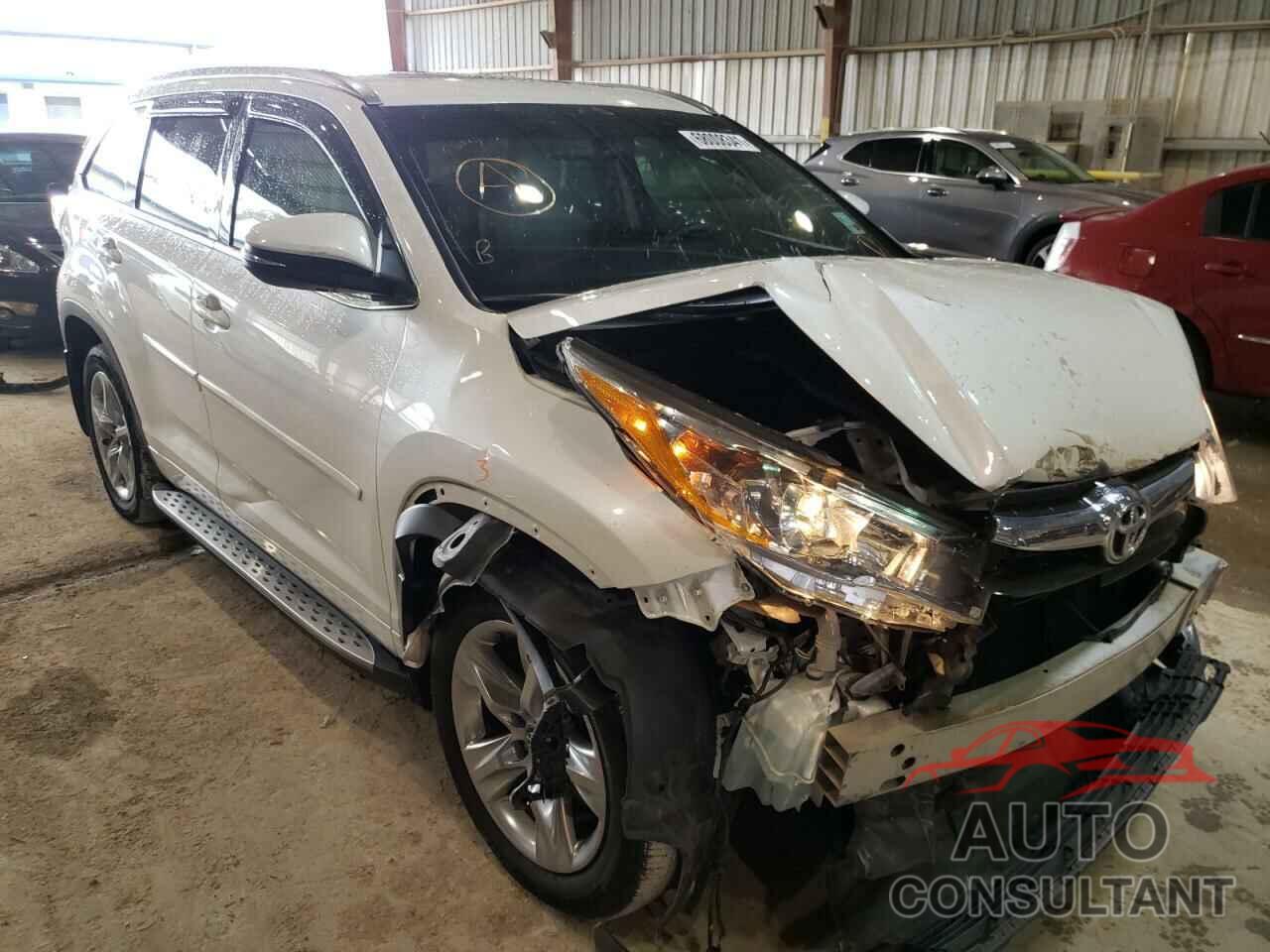 TOYOTA HIGHLANDER 2016 - 5TDYKRFH4GS180296