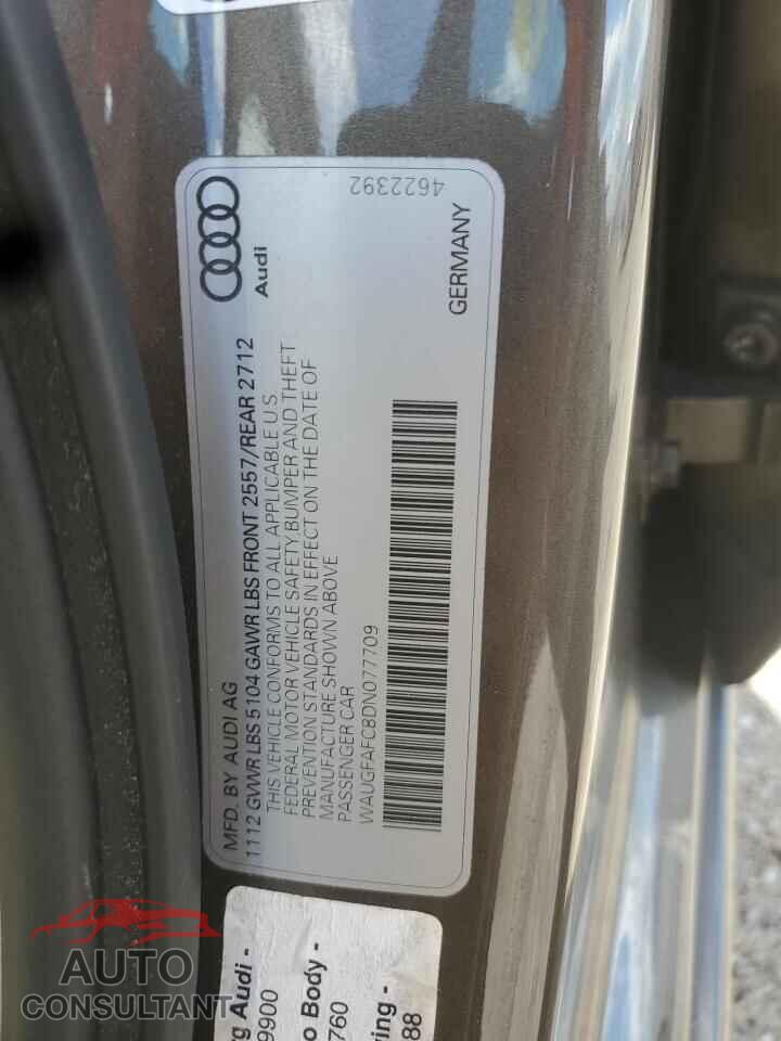 AUDI A6 2013 - WAUGFAFC8DN077709