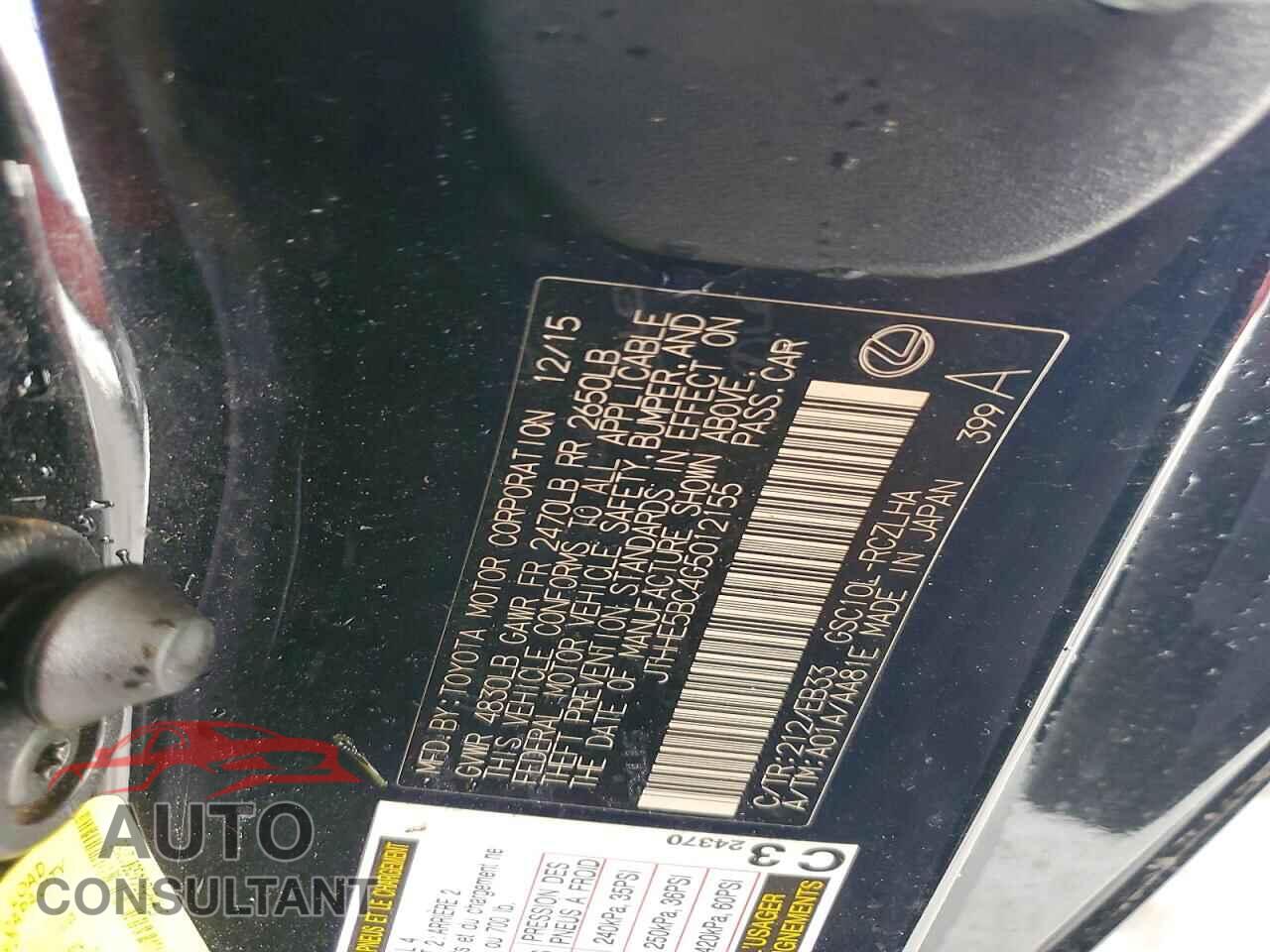 LEXUS RX350 2016 - JTHHE5BC4G5012155