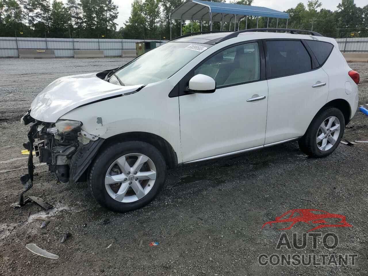 NISSAN MURANO 2009 - JN8AZ18U89W101969