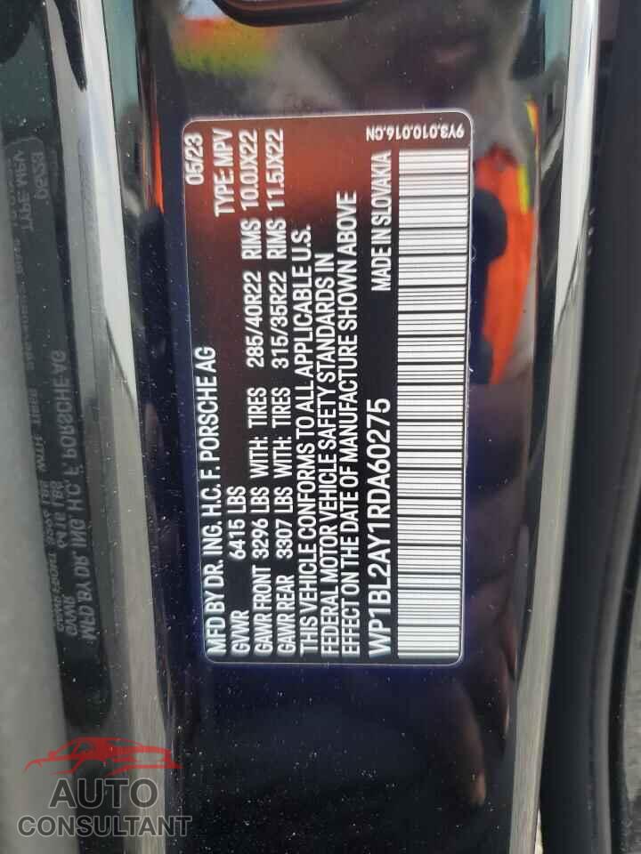 PORSCHE CAYENNE 2024 - WP1BL2AY1RDA60275