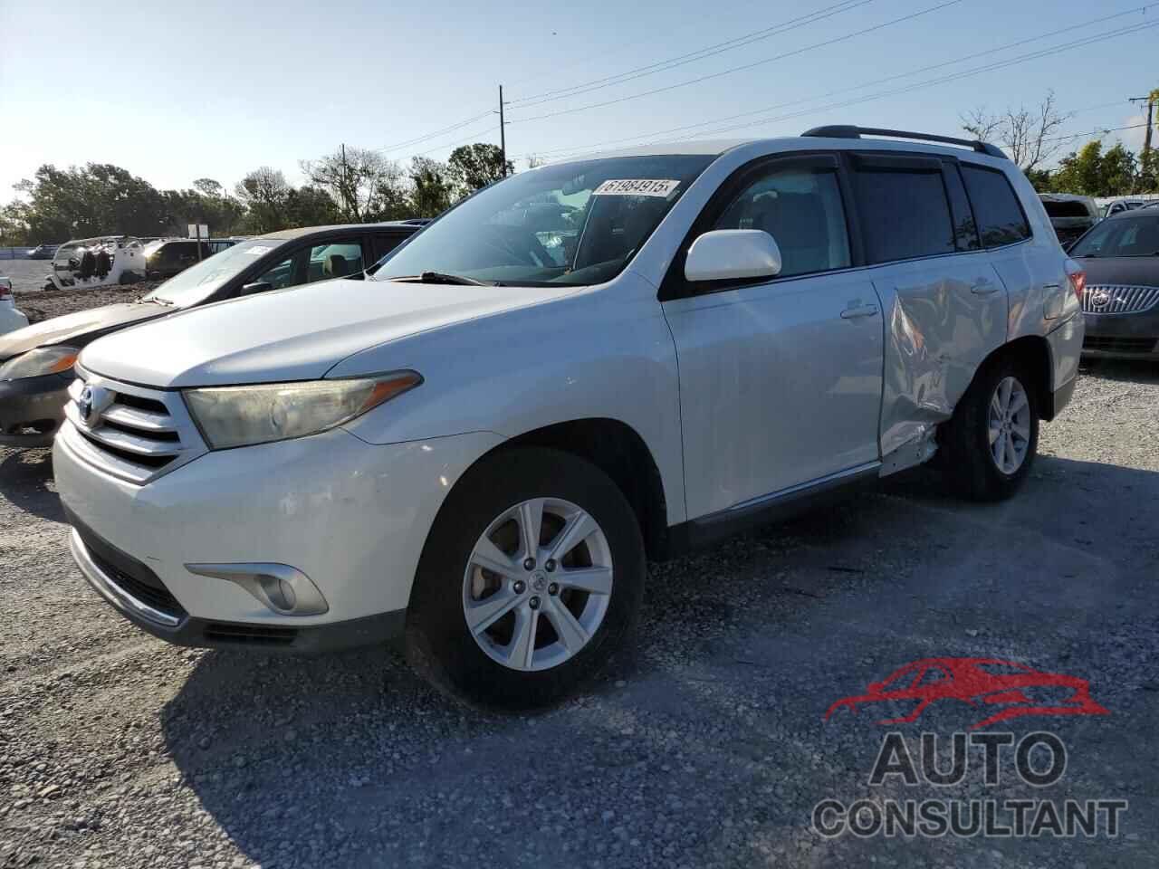 TOYOTA HIGHLANDER 2012 - 5TDZK3EH7CS081727