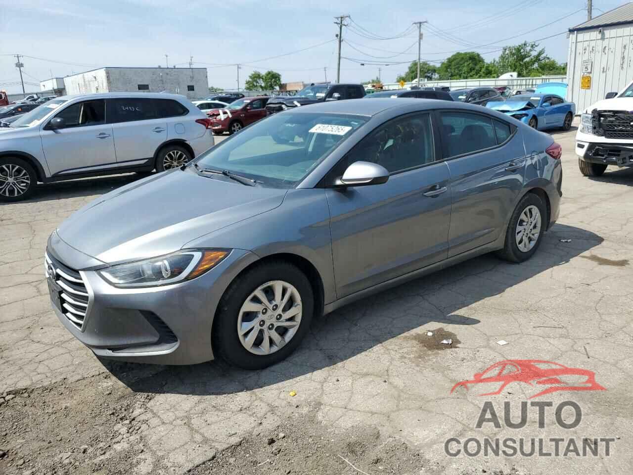 HYUNDAI ELANTRA 2018 - KMHD74LF9JU557175
