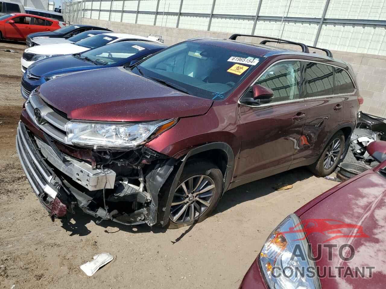 TOYOTA HIGHLANDER 2019 - 5TDJZRFH6KS934773