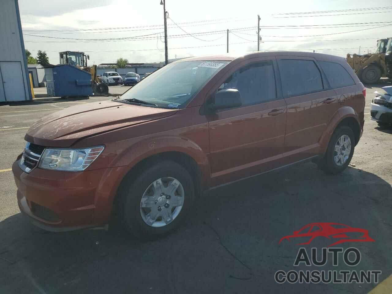 DODGE JOURNEY 2012 - 3C4PDCAB8CT217081