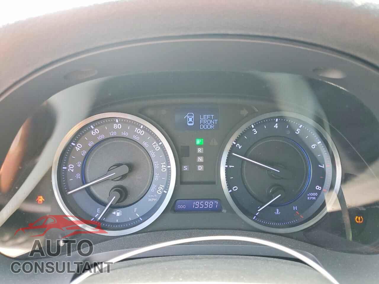 LEXUS IS 2012 - JTHBF5C27C5168211
