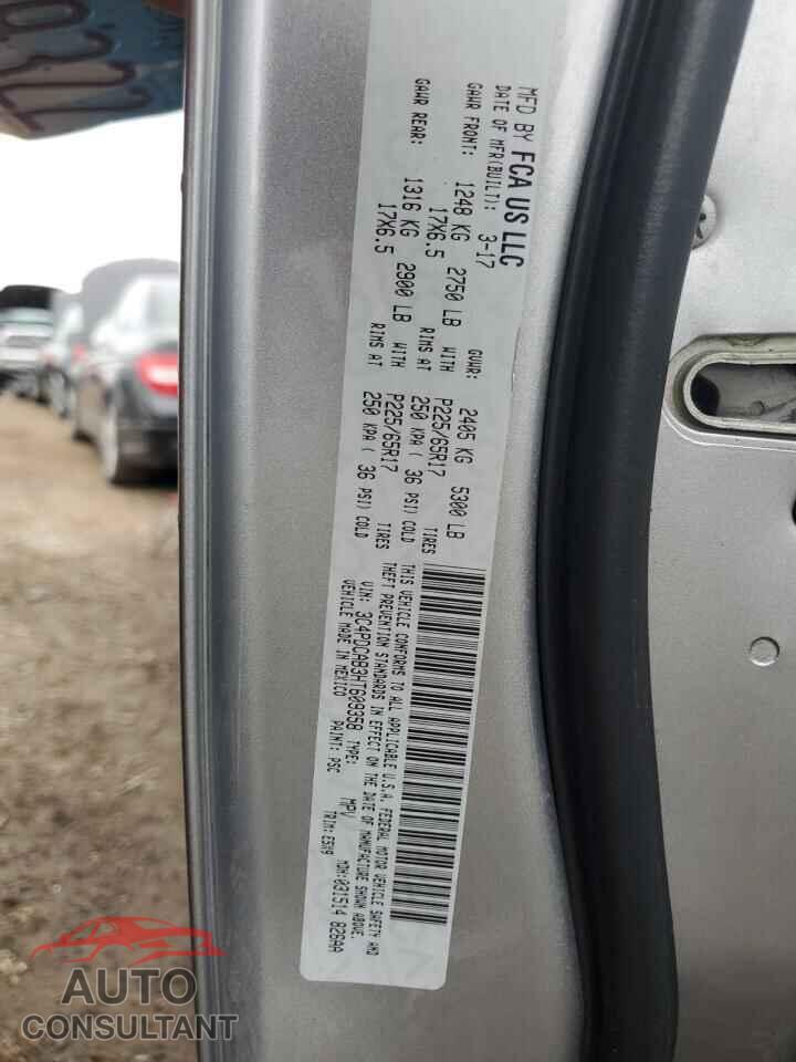 DODGE JOURNEY 2017 - 3C4PDCAB3HT609358