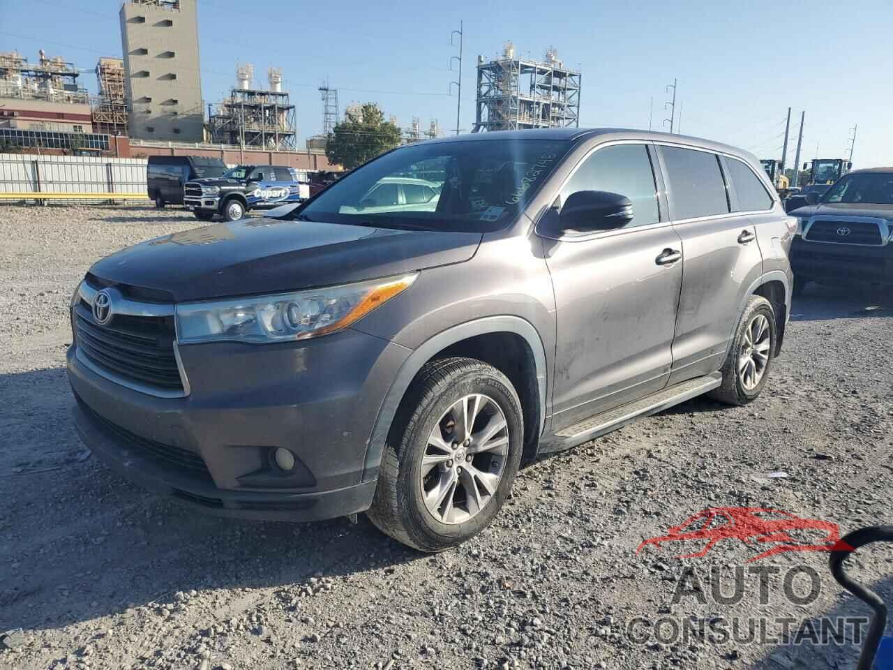 TOYOTA HIGHLANDER 2015 - 5TDZKRFH3FS078751