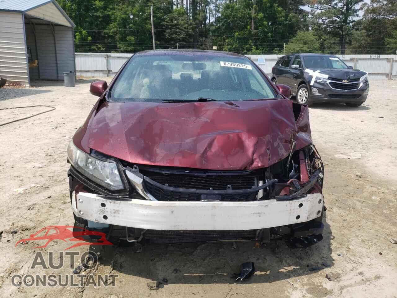HONDA CIVIC 2013 - 19XFB2F86DE236761