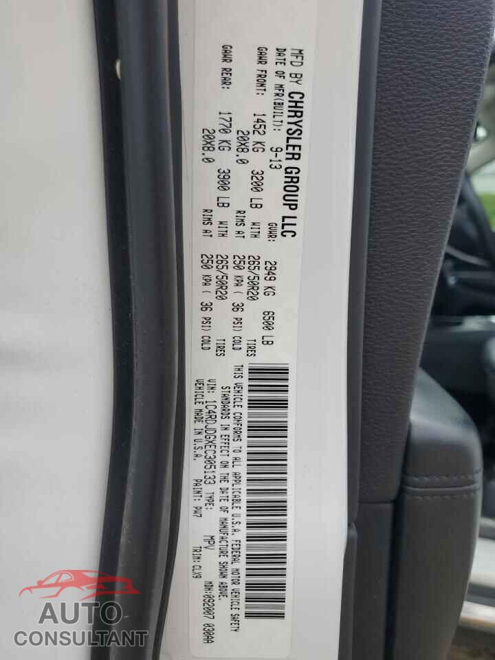 DODGE DURANGO 2014 - 1C4RDJDGXEC305133