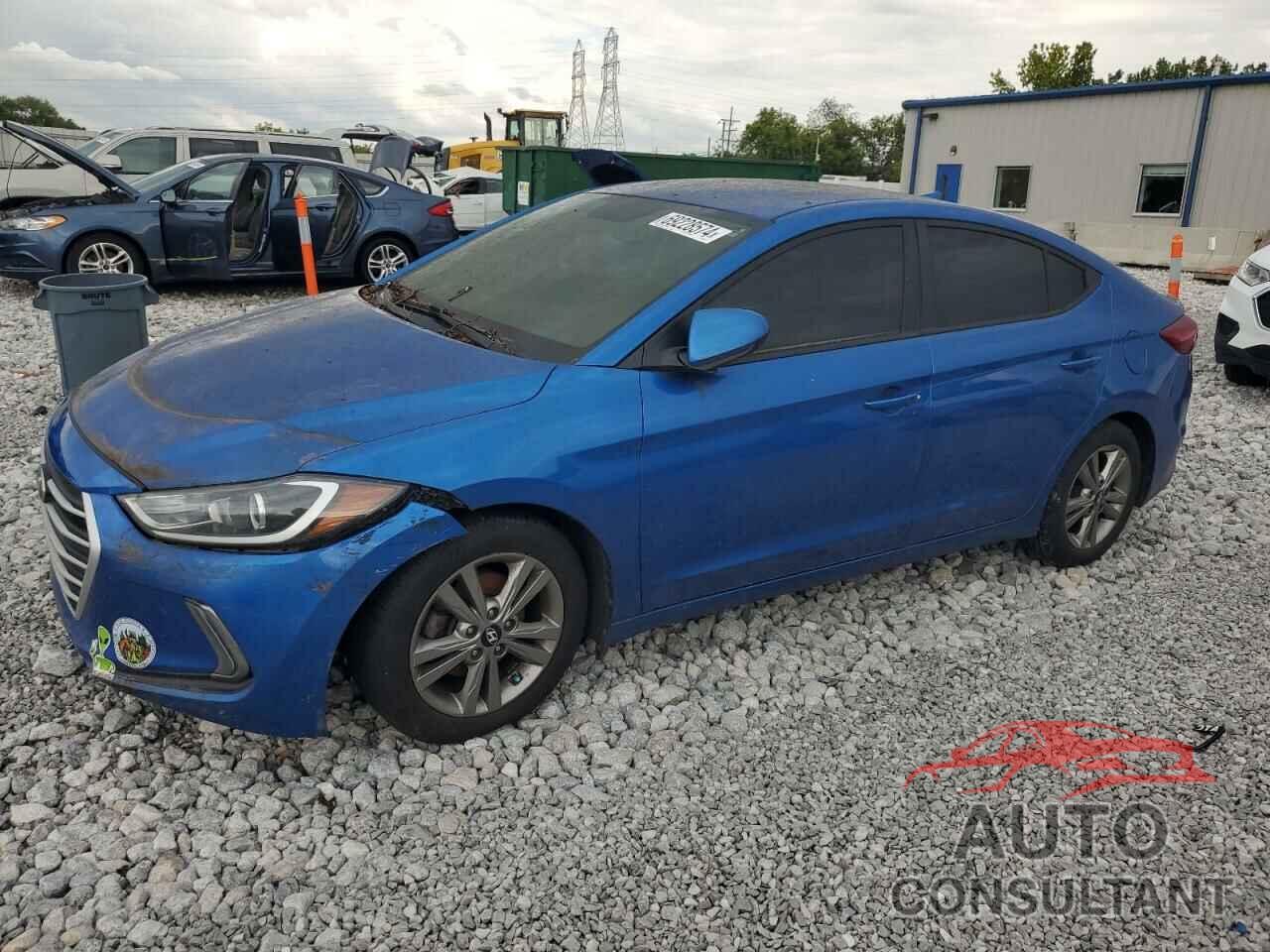 HYUNDAI ELANTRA 2017 - KMHD84LF5HU230067