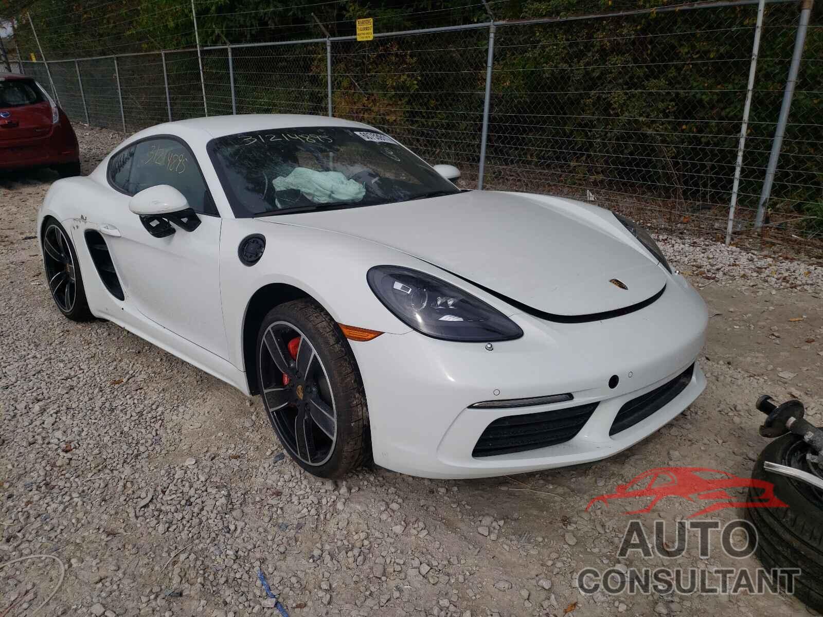 PORSCHE CAYMAN 2018 - WP0AB2A85JK278476