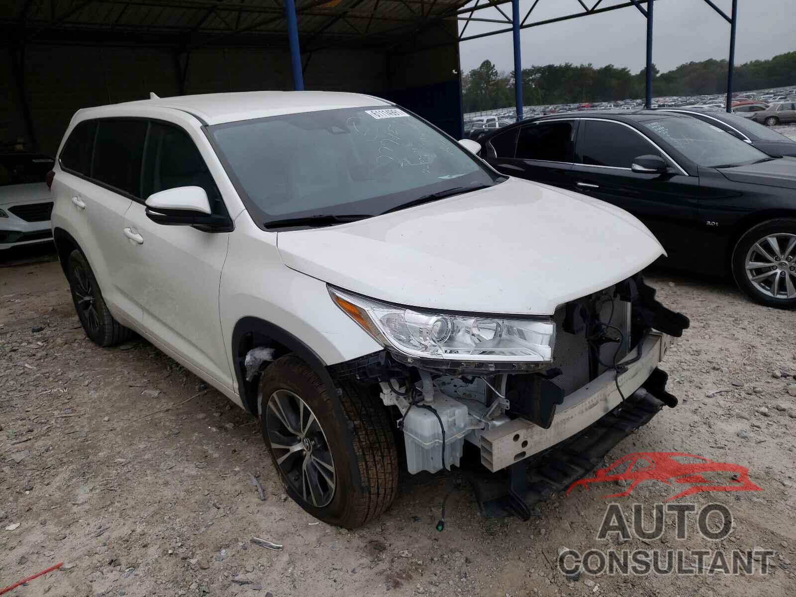 TOYOTA HIGHLANDER 2018 - 5TDZZRFH4JS277151