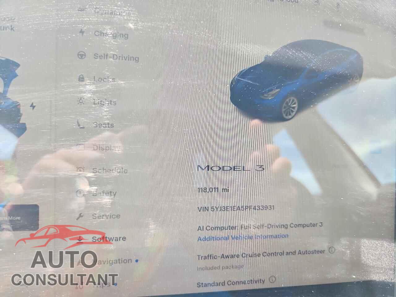 TESLA MODEL 3 2023 - 5YJ3E1EA5PF433931