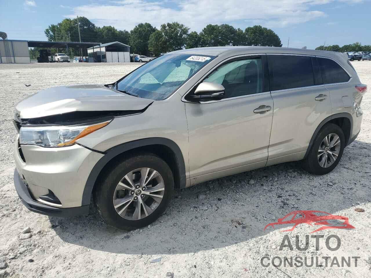TOYOTA HIGHLANDER 2016 - 5TDZKRFH4GS137601